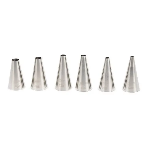 Patisse Spuitmondjes RVS 6 delig